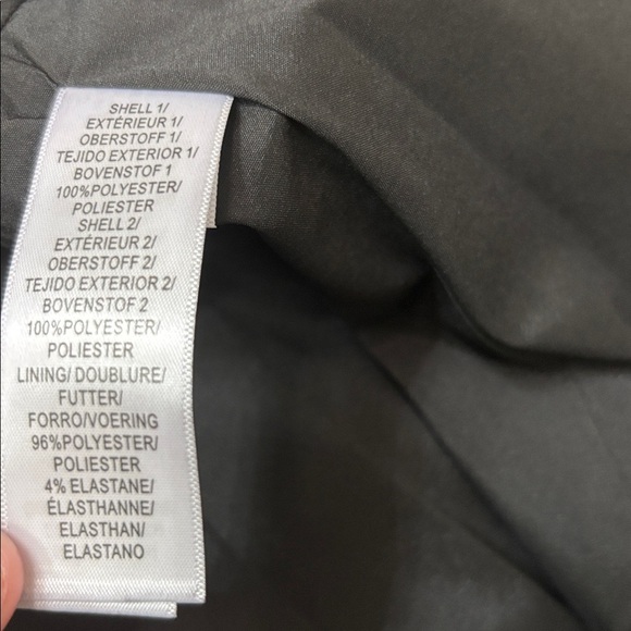 Aidan Mattox Black Mesh Stripe Midi Dress Fit & Flare Illusion Neckline Cocktail - Picture 14 of 15